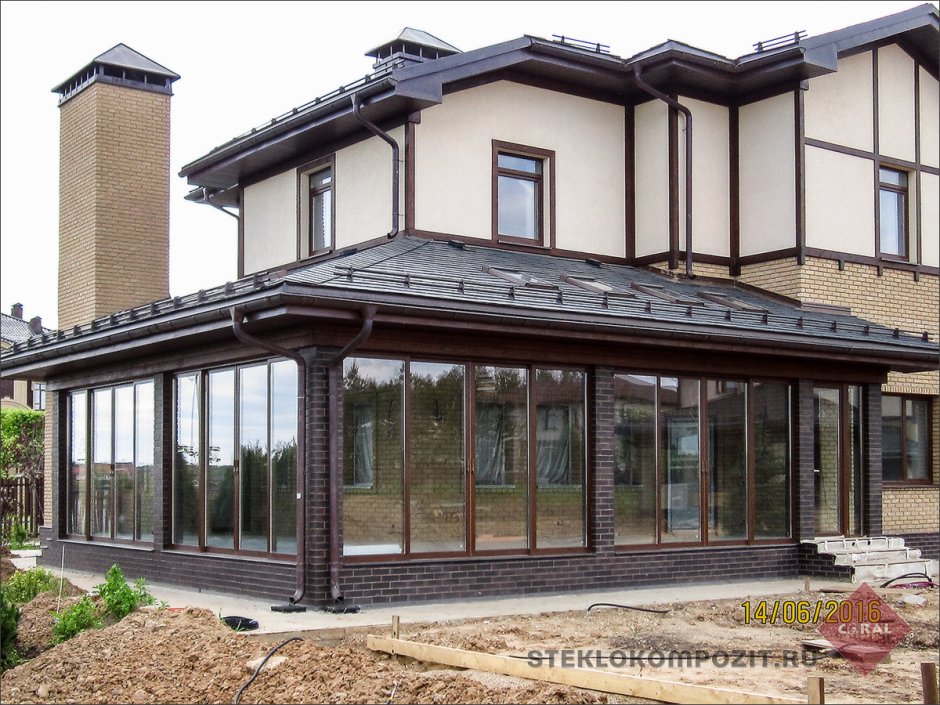 Панорамное остекление веранды