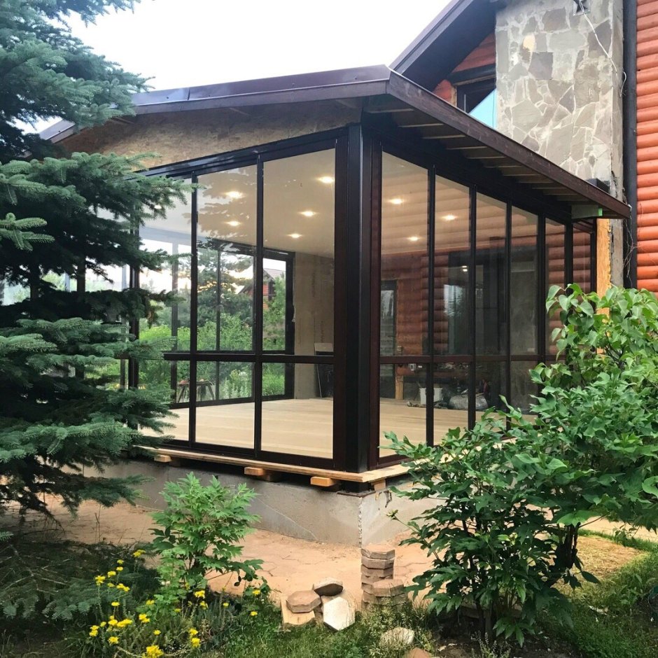 Панорамное остекление веранды