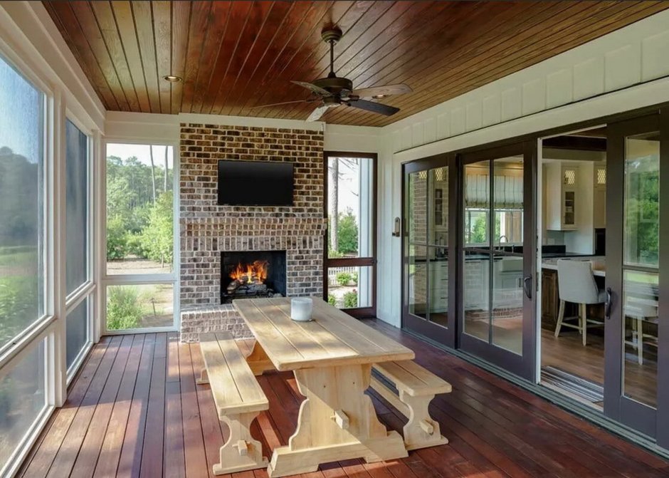 Остекление веранды Слайдорс