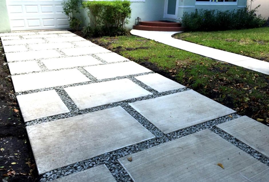 Бетонные дорожки