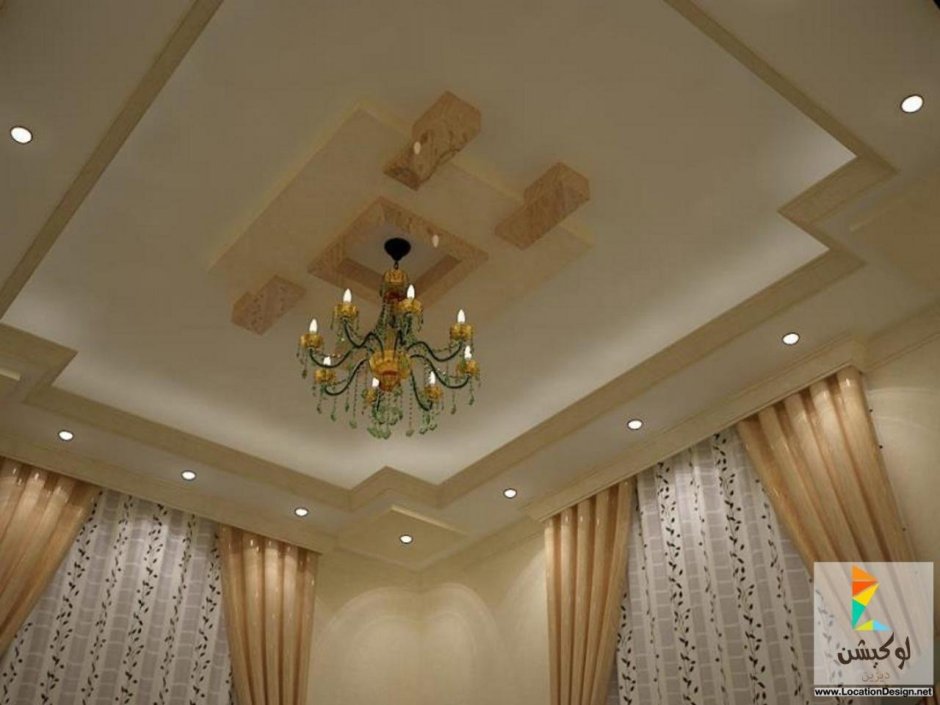 Натяжные потолки в интерьере