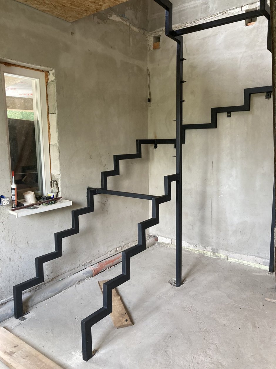 Лестница металл 40на40 труба