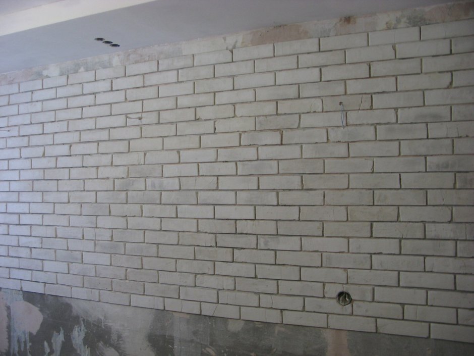 Декоративный кирпич из гипсокартона