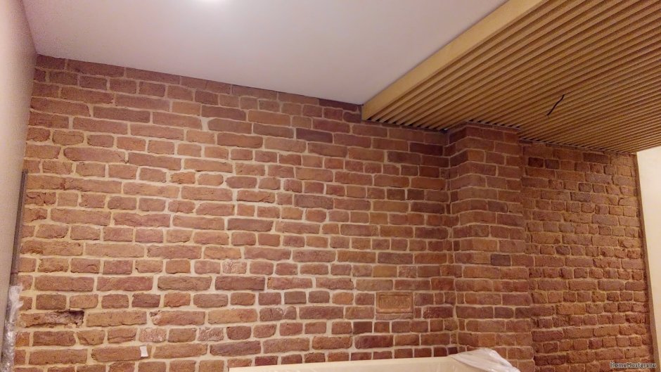 Декоративный кирпич из гипсокартона