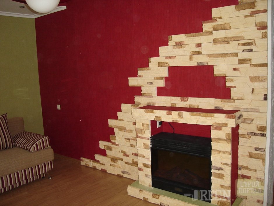 Декоративная плитка из гипсокартона