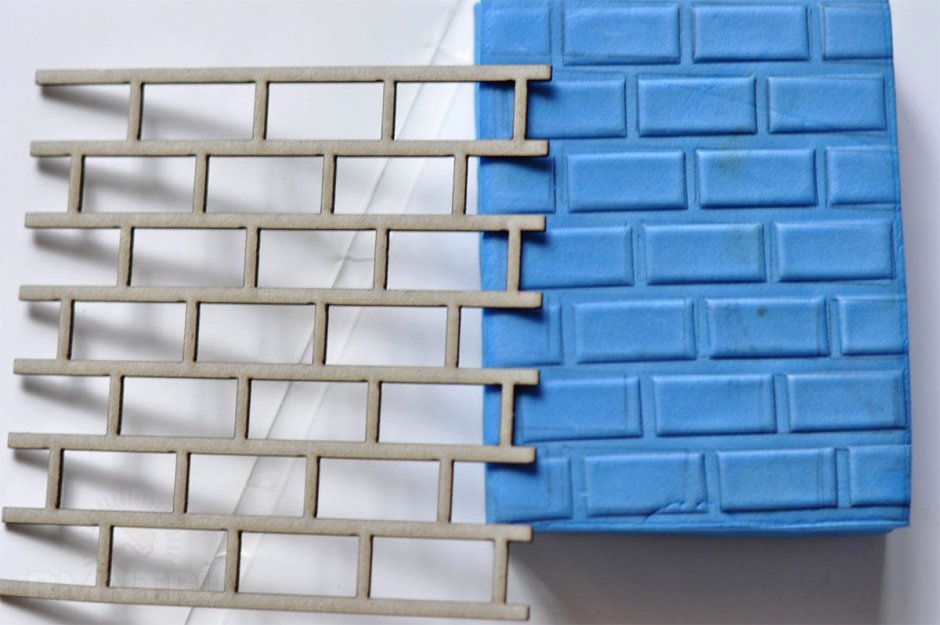 Имитация кирпичной кладки