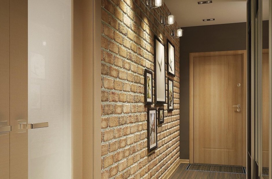 Дизайнерская отделка коридор