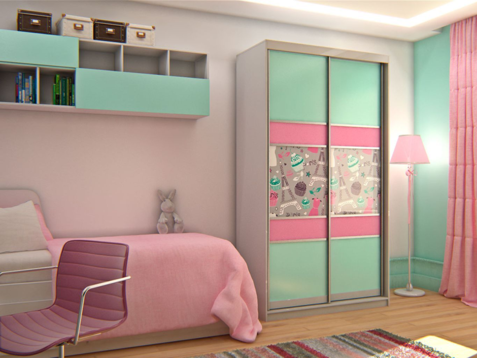 Шкаф купе в детскую