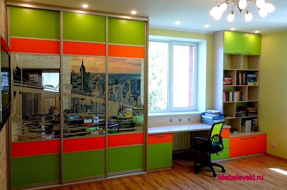 Шкаф купе для детской комнаты