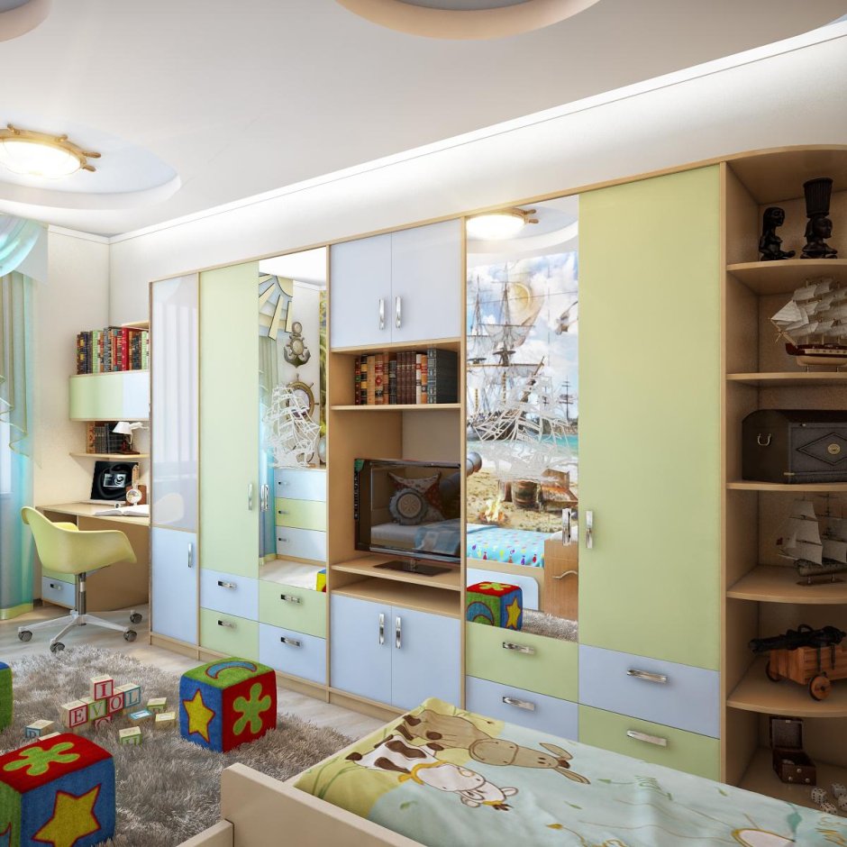 Шкаф в детскую комнату