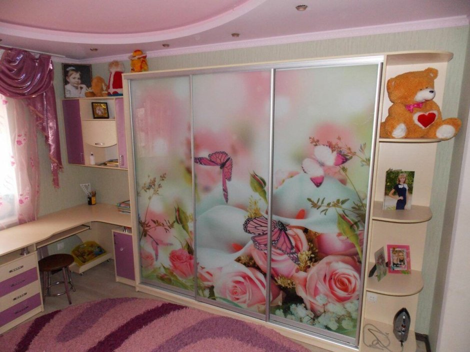 Фасады шкафов-купе в детскую