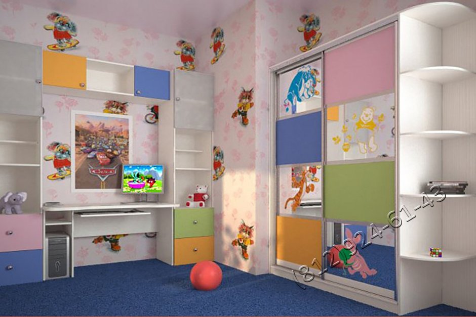 Спальня для детей разного пола