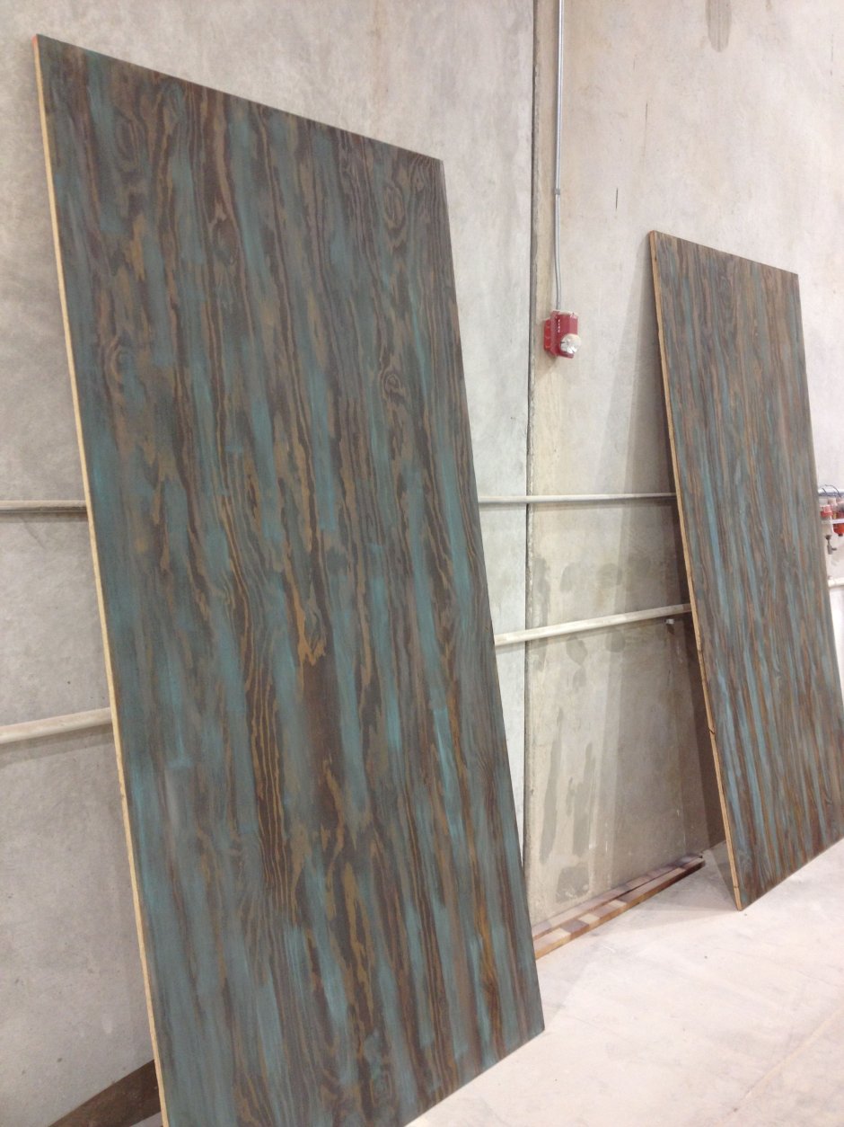 Крашенные изделия из фанеры