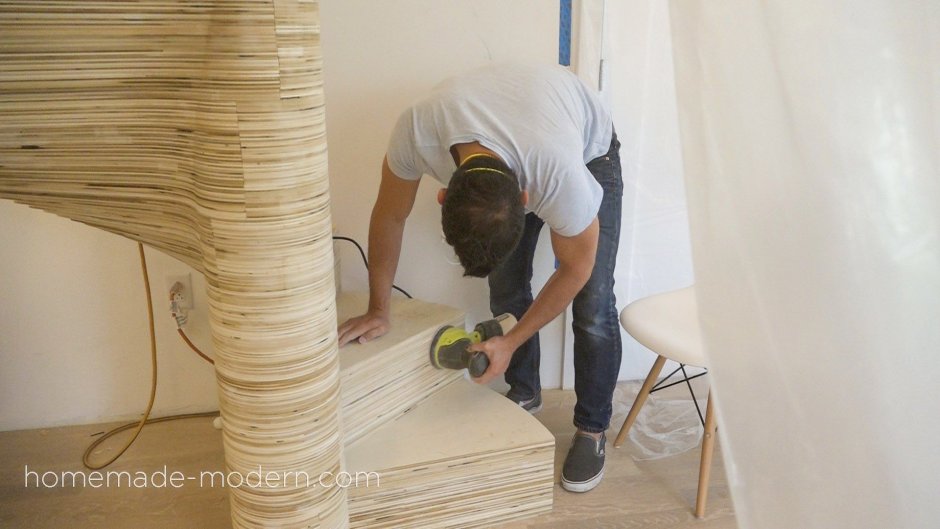 Крашеный пол из фанеры