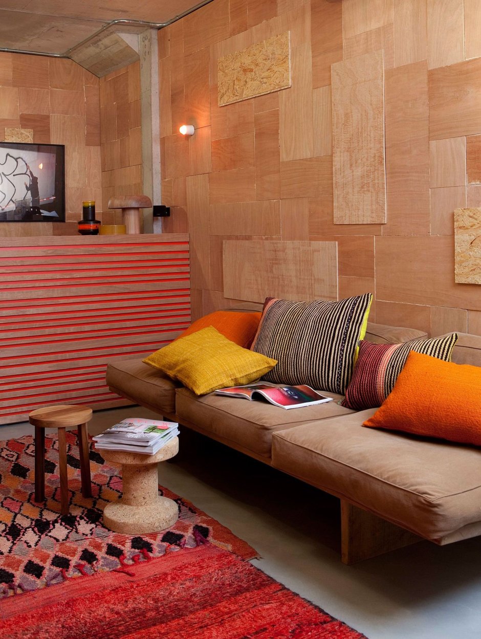 Лакированный пол из фанеры