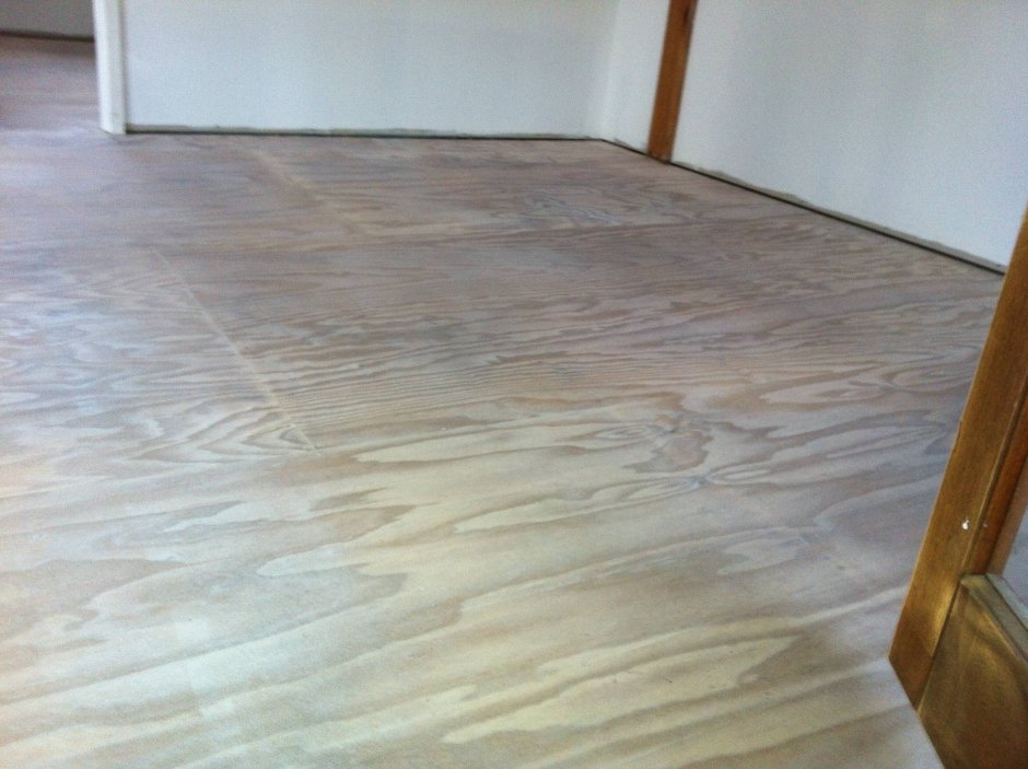 Дизайнерский пол из фанеры