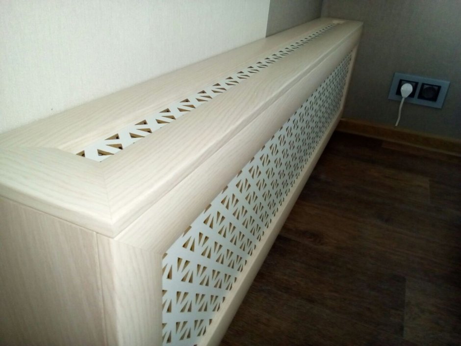 Декоративный короб для труб отопления