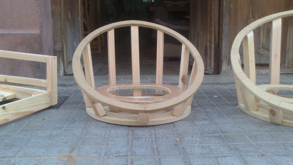Каркас кресла из фанеры