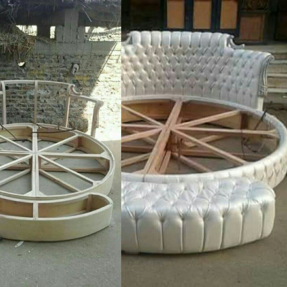 Каркас круглой кровати
