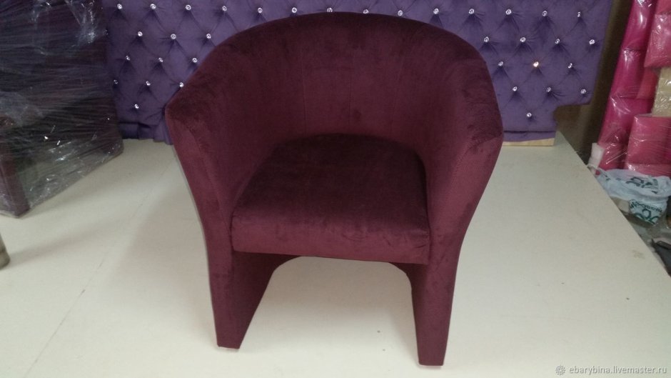 Кресло полукруглое мягкое