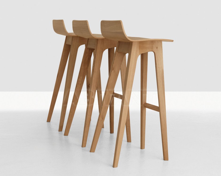 Барный стул из спила