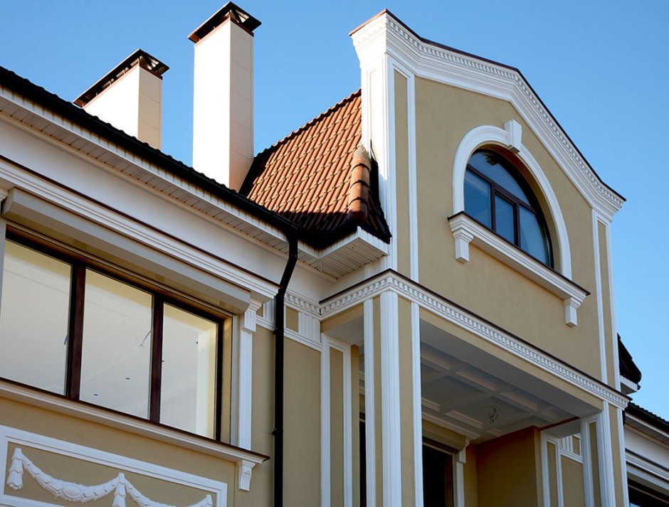 Декоративная лепнина на фасад