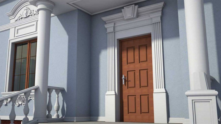 Лепнина на фасаде