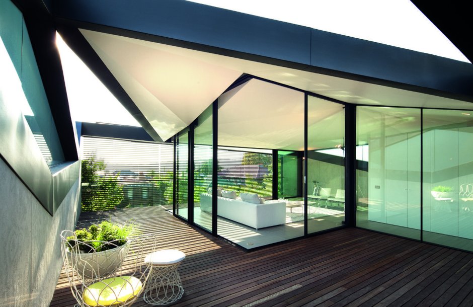 Панорамное остекление крыши