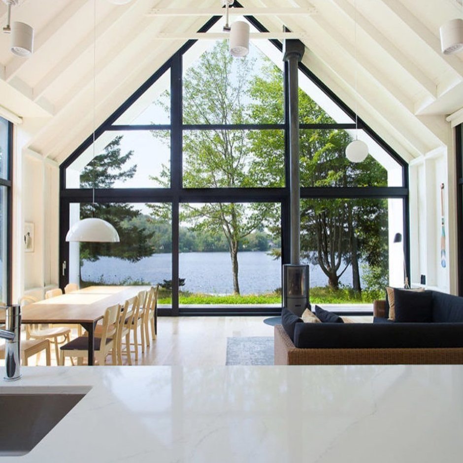 Панорамное остекление мансарды