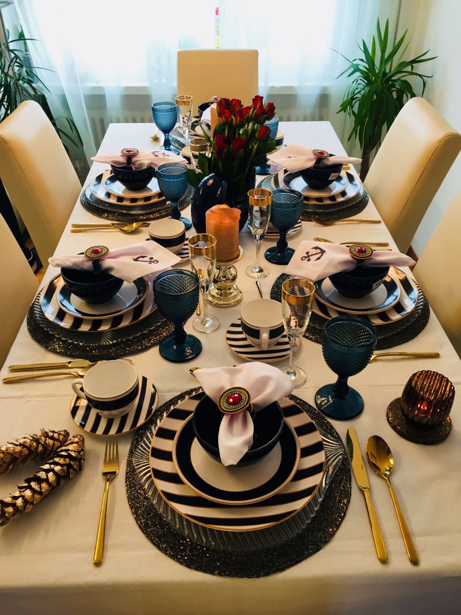 Необычная сервировка стола