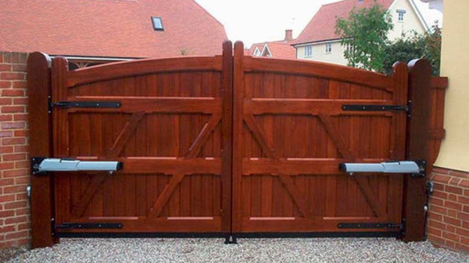 Ворота на фургон сбоку чертеж