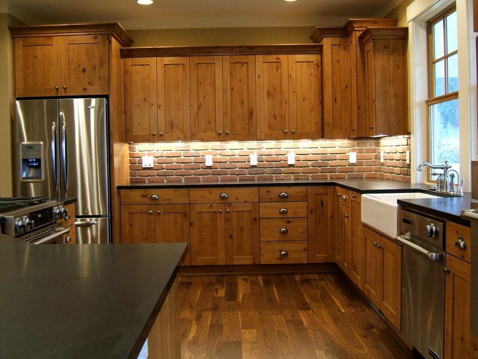 Кухня дерево