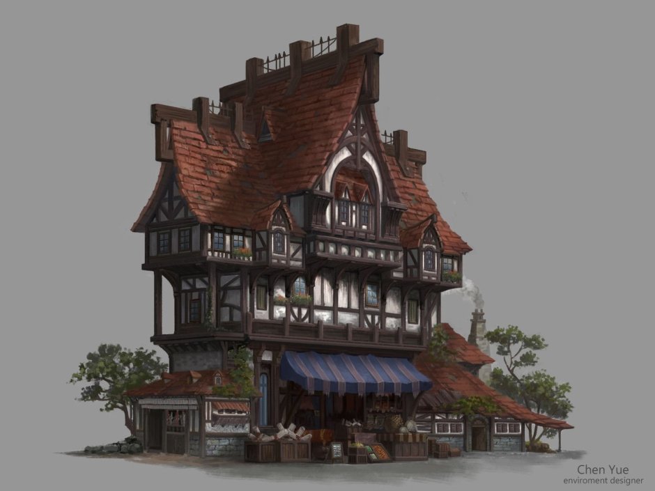 Средневековый дом в Северном стиле