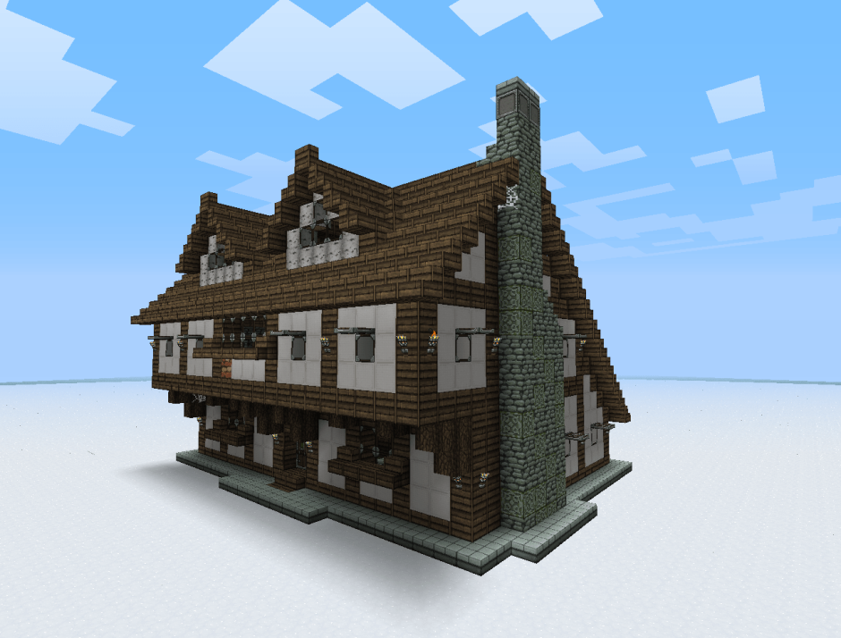 Макеты средневековых домов