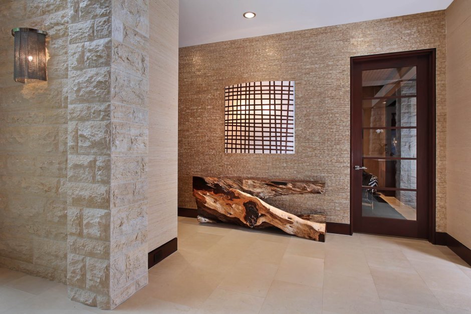 Плитка под камень в интерьере