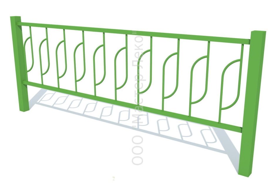 Ограждение Цветочное (с одним столбом) арт.10003