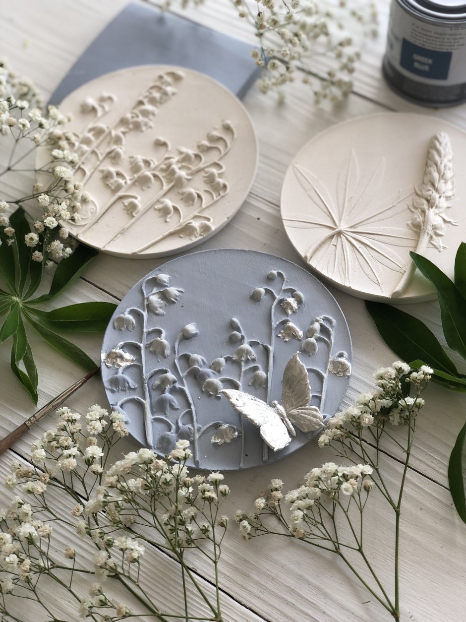 Ботанический барельеф мастер класс Марианна Макарова