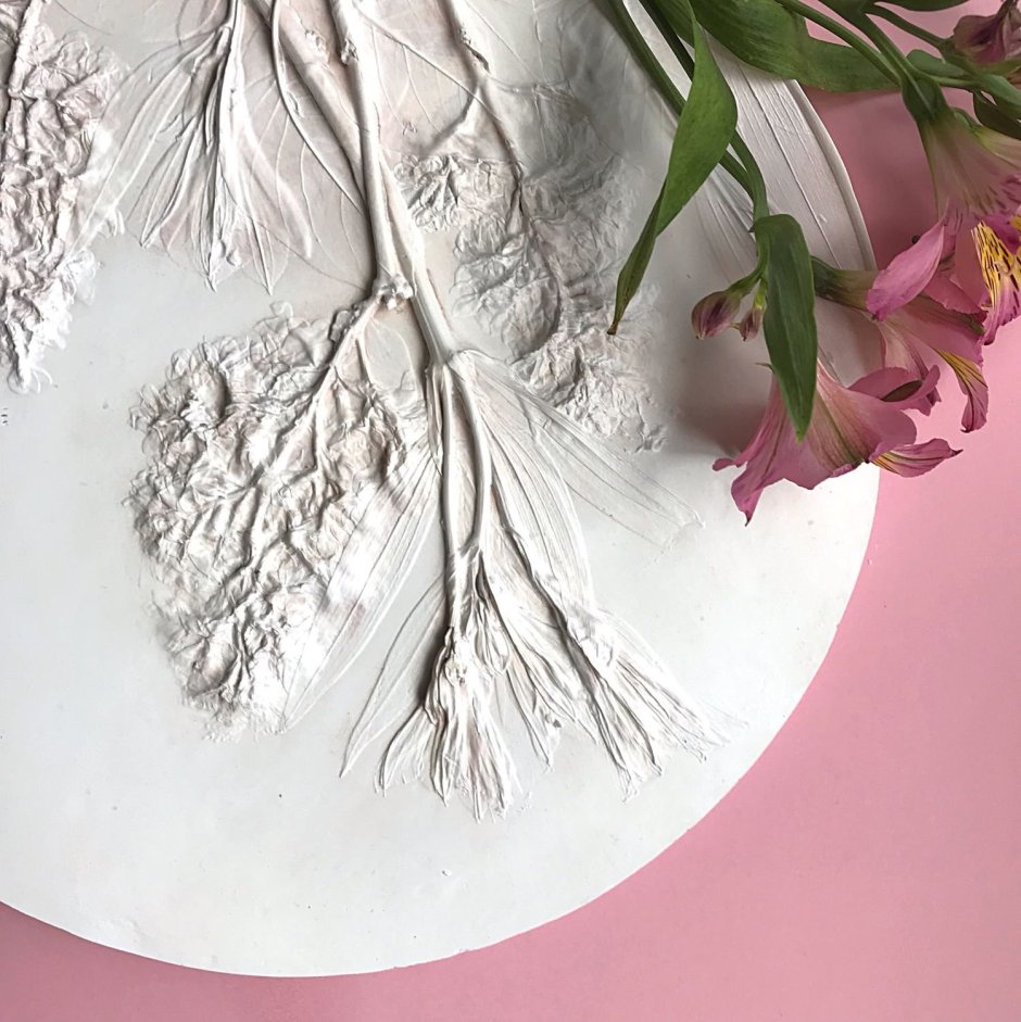 Гипсовый Ботанический барельеф