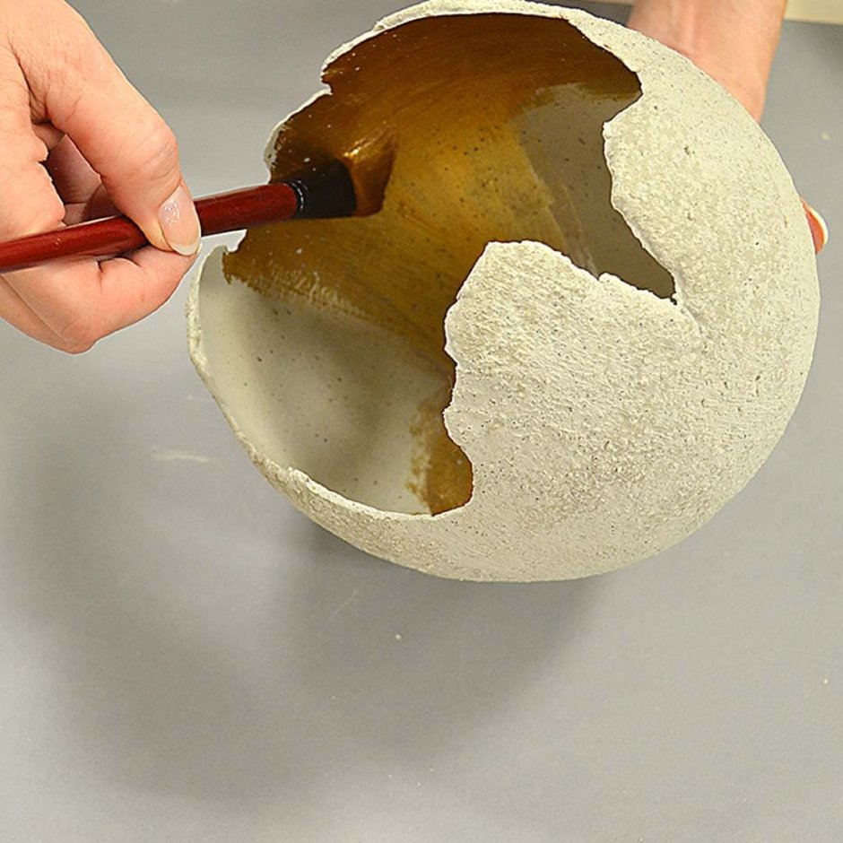 Гипсовое панно декупаж