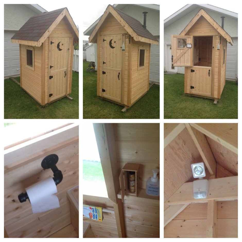 Оригинальный дачный туалет