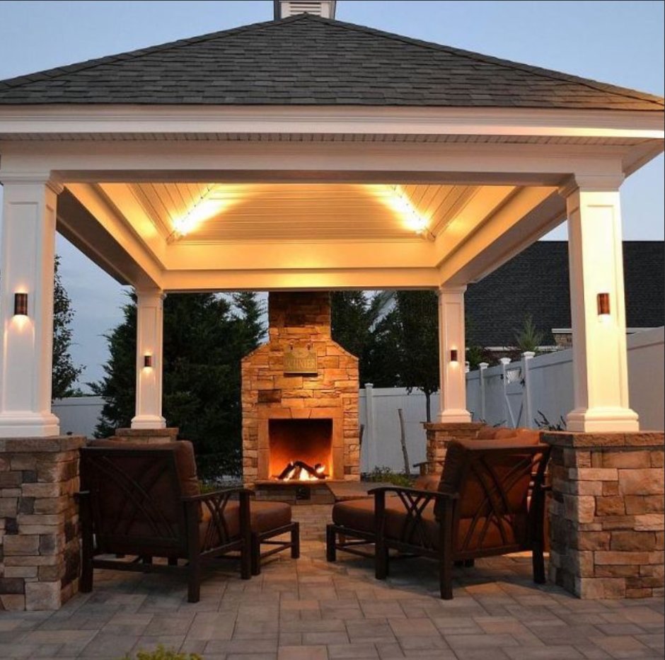 Беседка барбекю, газебо