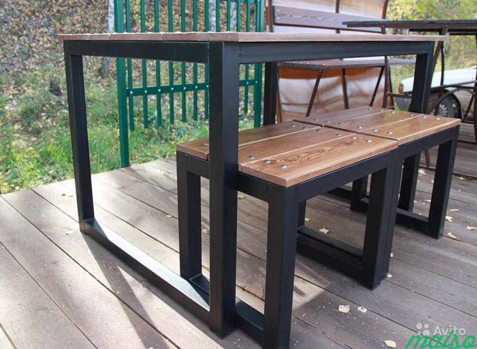 Диван кованый на кухню