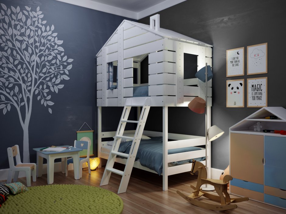 Кровать домик Wilson 2s