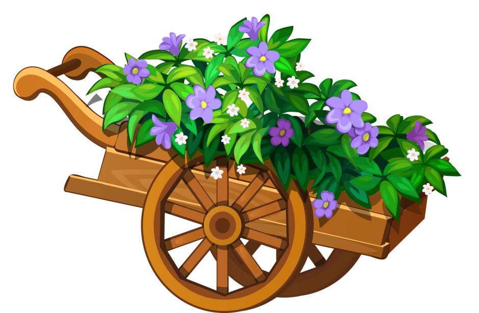 Клумба с тюльпанами рисунок для детей