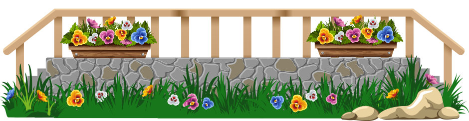 Клумба рабатка набросок