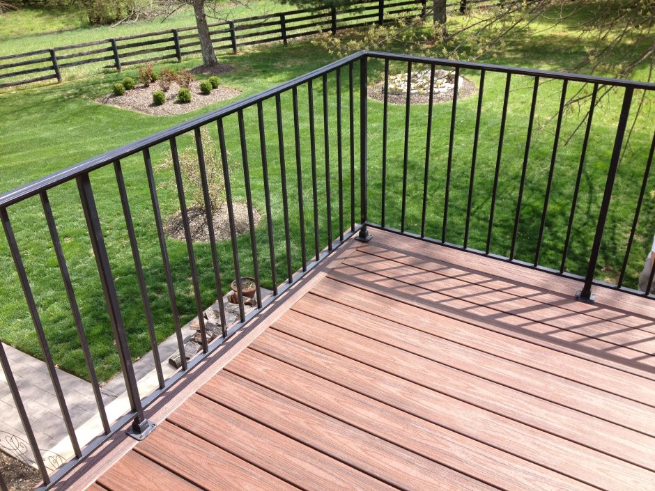 Терраса из металла