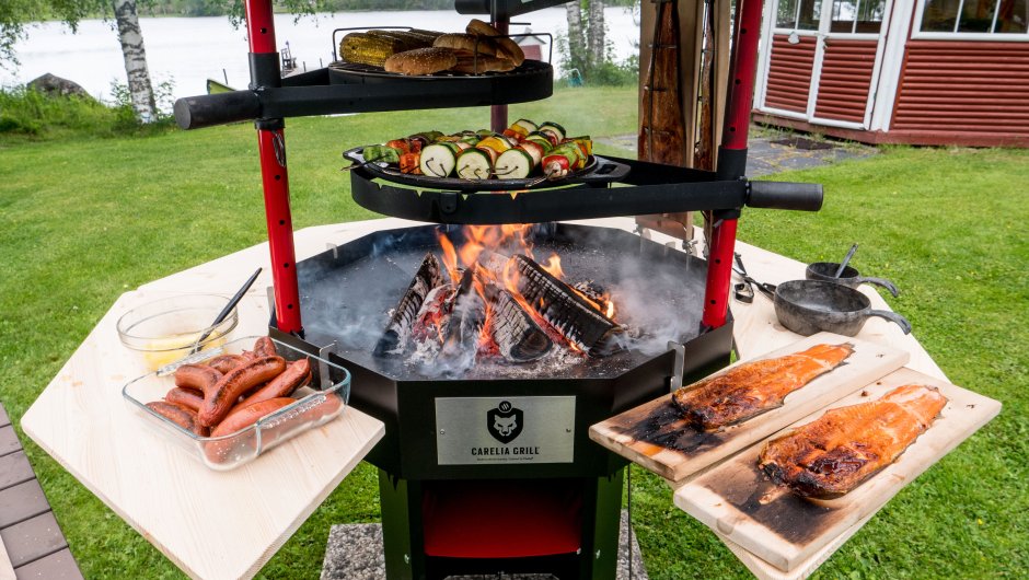 Финский гриль fingrill 80 чёрный