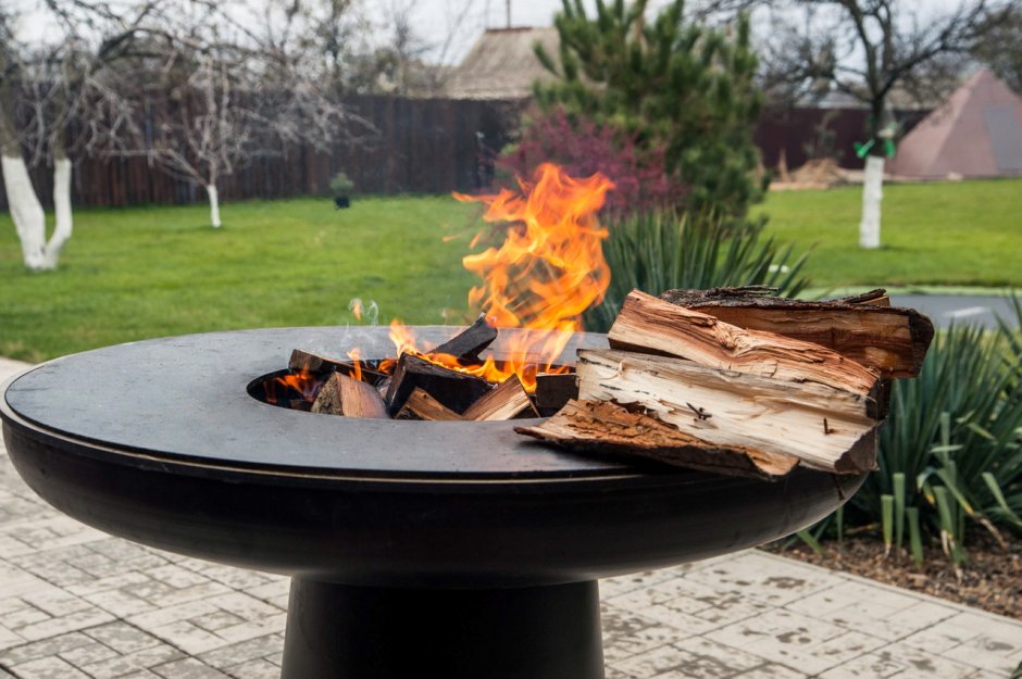 Гриль очаг костровая чаша