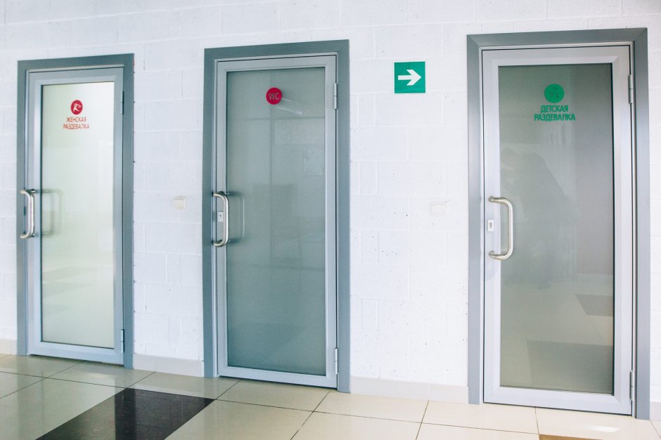 Дверь алюминиевая СИАЛ КП 45