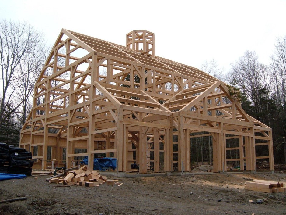 Каркасное деревянное домостроение